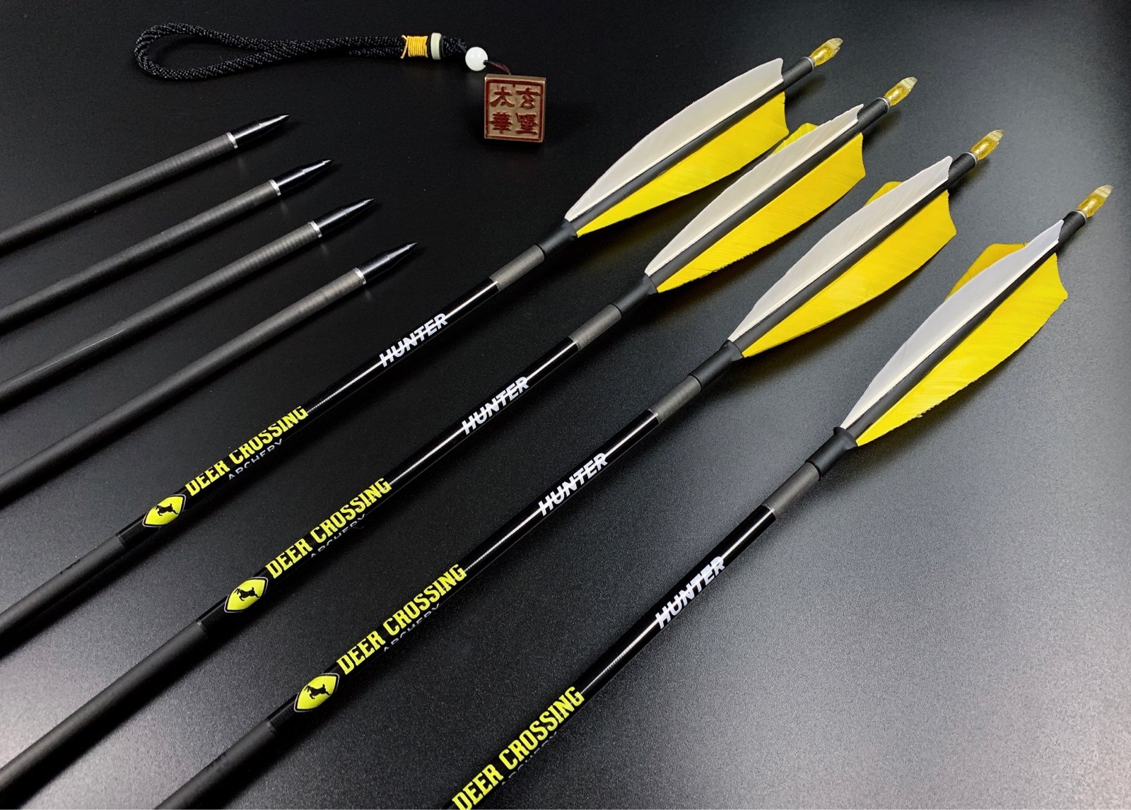 2019升级精工出口鹿牌纯碳碳素箭