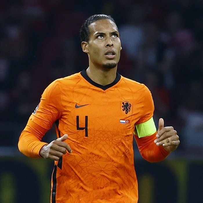 2021荷兰国家队主场球衣队服运动套装男橙色10号德佩范戴克足球服