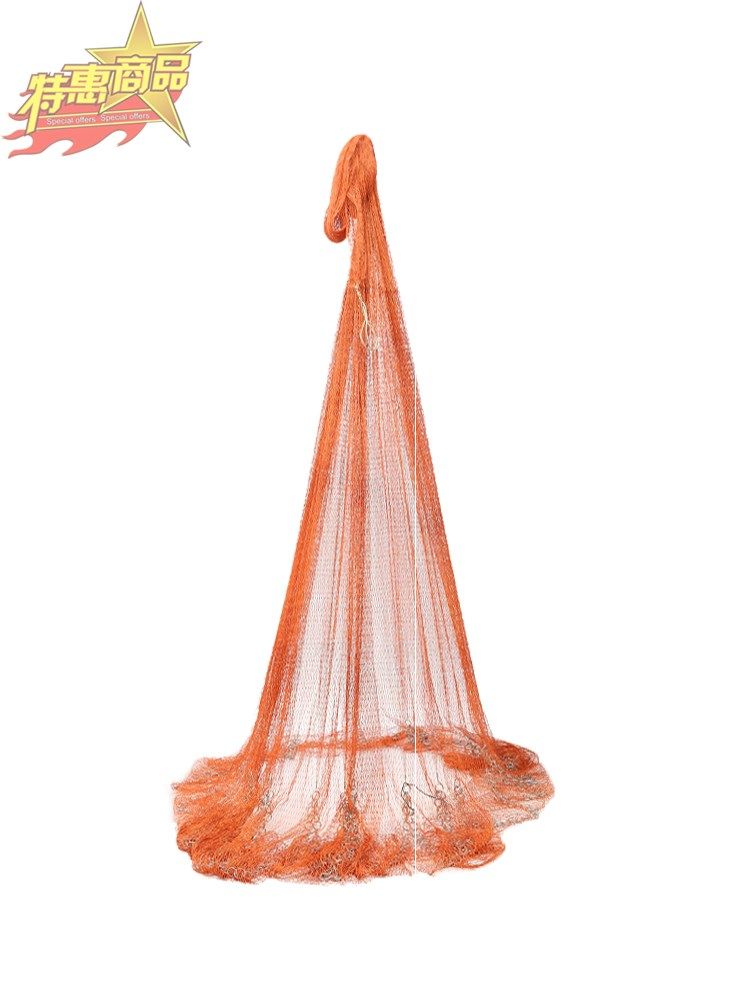 捕鱼铁链老式传统手撒手抛网鱼网撒网渔网捕鱼抛网甩易抛旋网自动