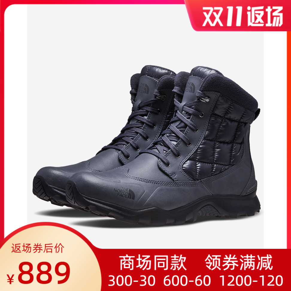 特卖thenorthface北面保暖鞋男户外防水防滑雪地靴登山棉鞋32yi