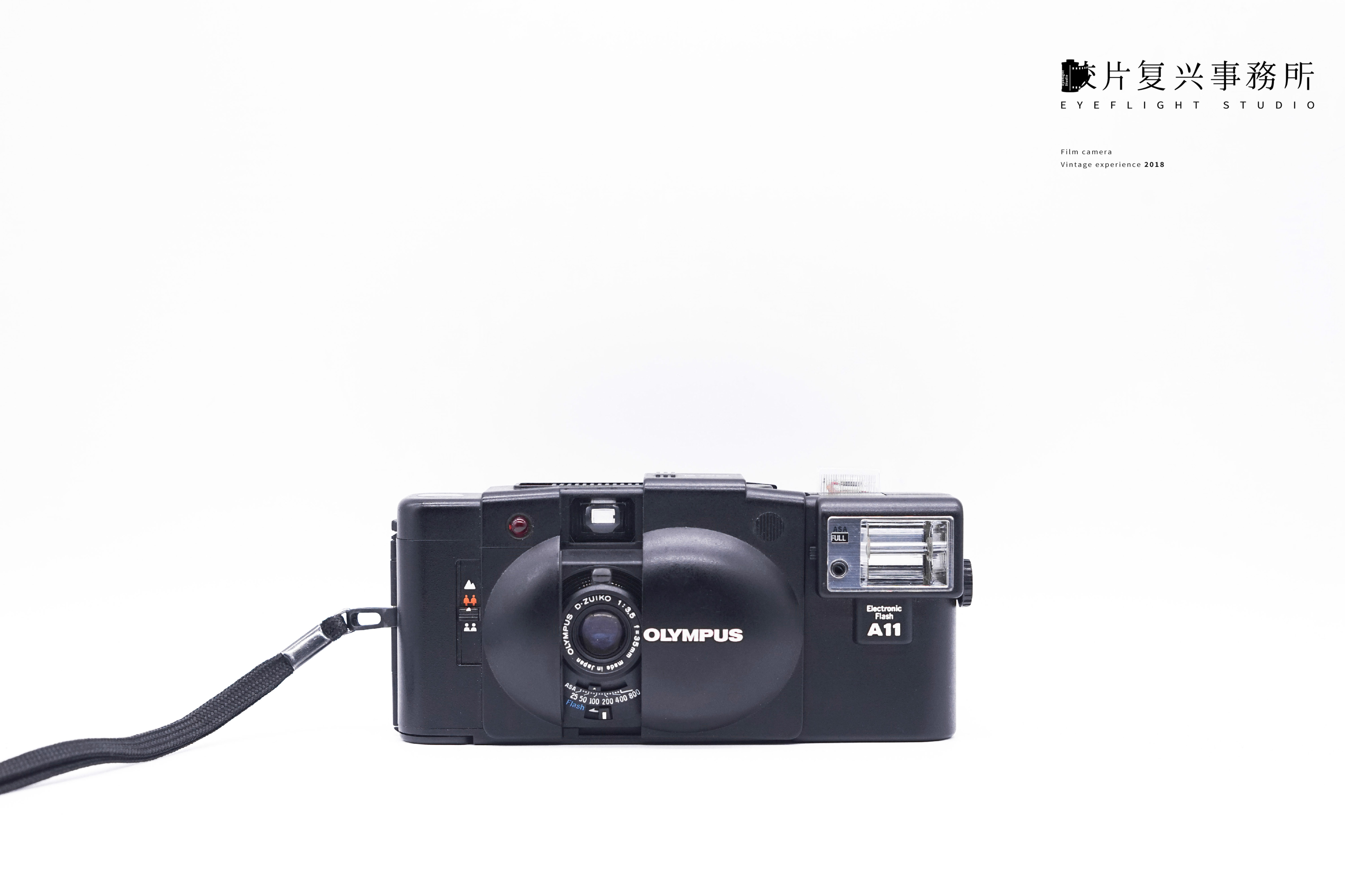 胶片奥林巴斯olympusxa二代傻瓜相机复兴事务所旁轴相机