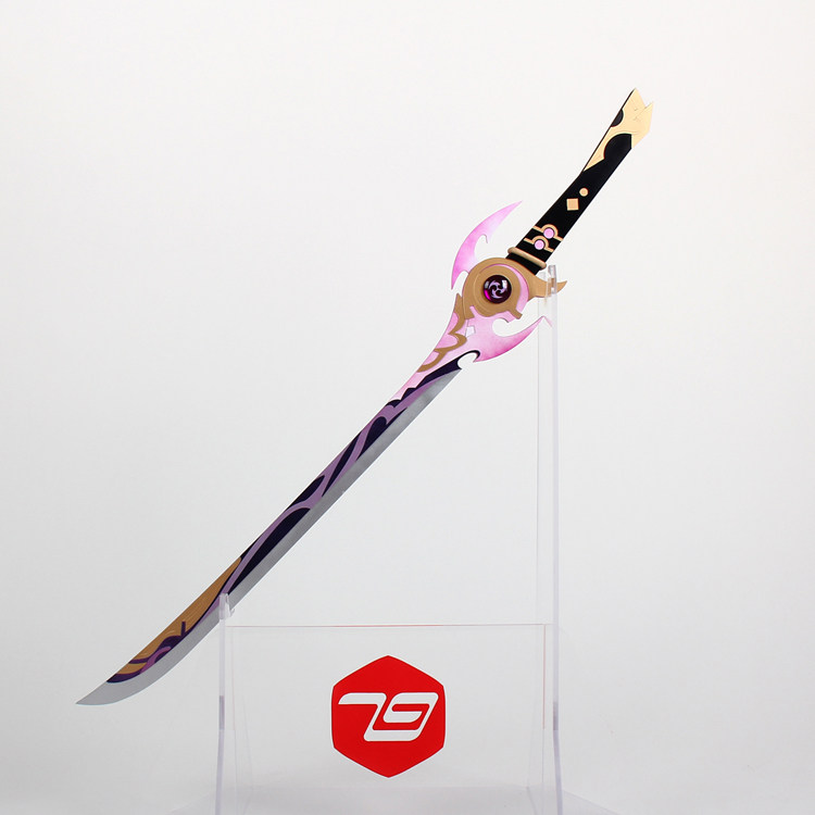 79cos原神五星武器雾切之回光单手剑简易版人气cos道具服手工定做