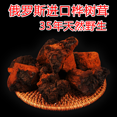桦树茸俄罗斯进口野生正品白桦茸桦褐孔菌天然胰岛素原装黑金