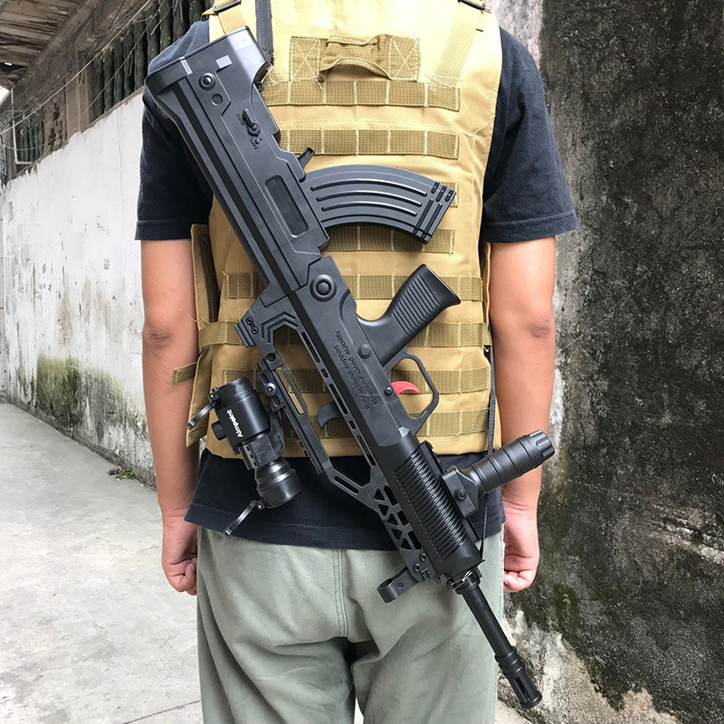 95突击枪模型_95式长弓突击步抢中国训练模型97式手自一体水弹枪学生