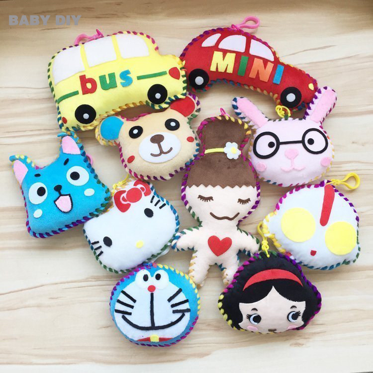 手缝制作玩偶幼儿园早教亲子手工儿童益智玩具手工布艺diy材料包