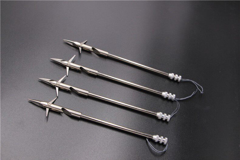 新款三棱飞鲨鱼镖 开刃飞鲨三棱鱼镖箭 不锈钢弹弓打鱼射渔轮包邮