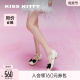 KISSKITTY2024春季新款舒软玛丽珍鞋真皮平底芭蕾鞋法式低跟单鞋