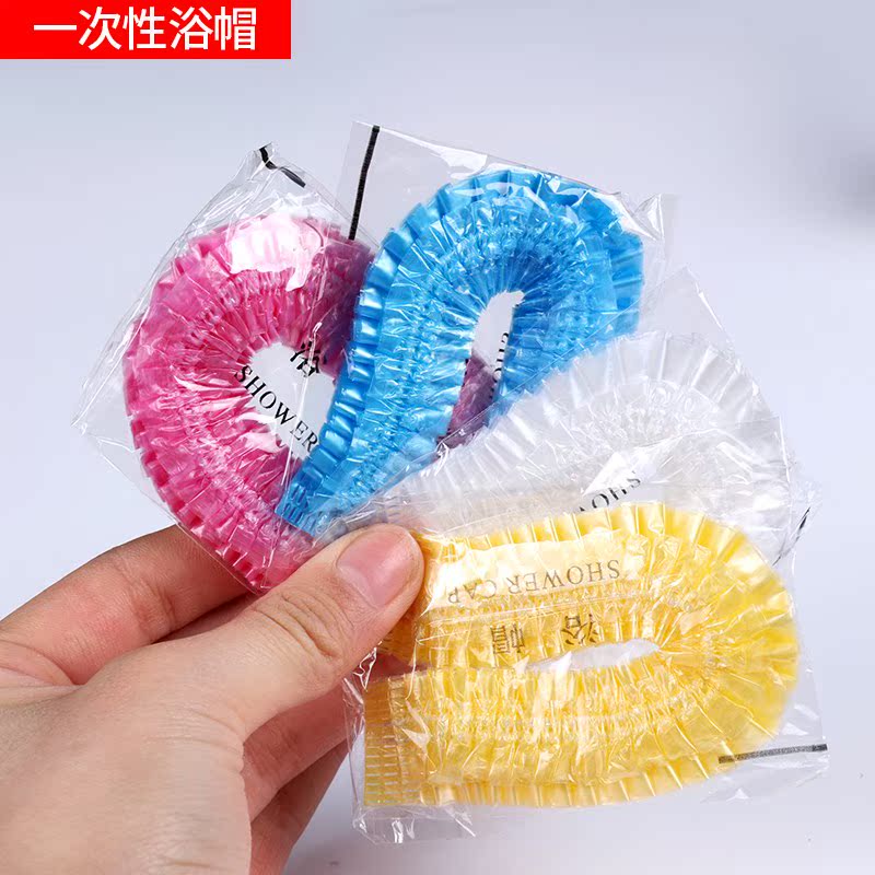 一次性浴帽加大100只独立包酒店用塑料防水帽染发焗油帽女头套发在类目 家庭/个人清洁工具, 个人洗护清洁用具, 浴帽中 - 来自Buy2taobao.com提供专业的淘宝代购服务