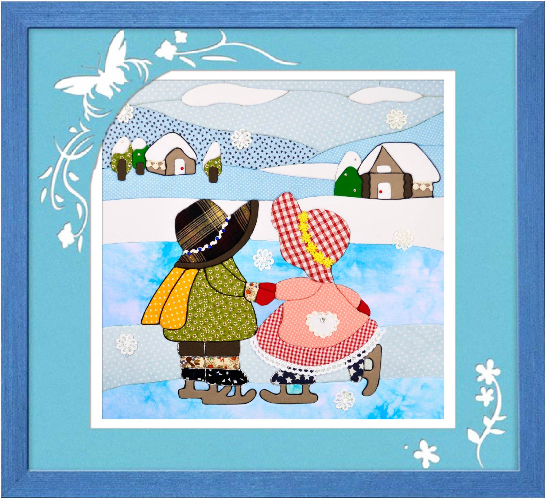 布贴画材料包卡通