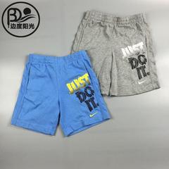 专柜现货 NIKE耐克 KIDS 小童全棉运动休闲短裤 465102-063-451