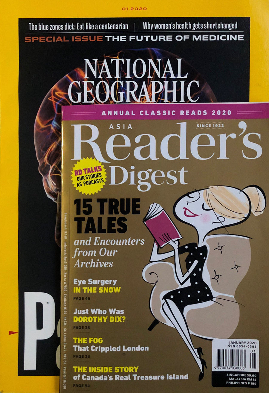 英文版杂志亚洲geographicnational1月2020年读者文摘包邮国家地理