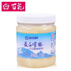 【中华老字号】百花牌长白雪蜜1000g 天然纯净长白山椴树结晶蜂蜜