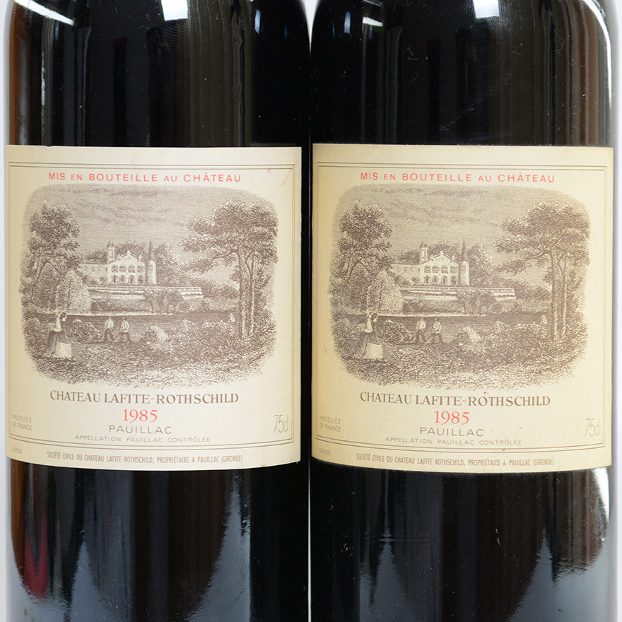 (2瓶)1985年 拉菲正牌干红 世界名酒顶级投资藏品