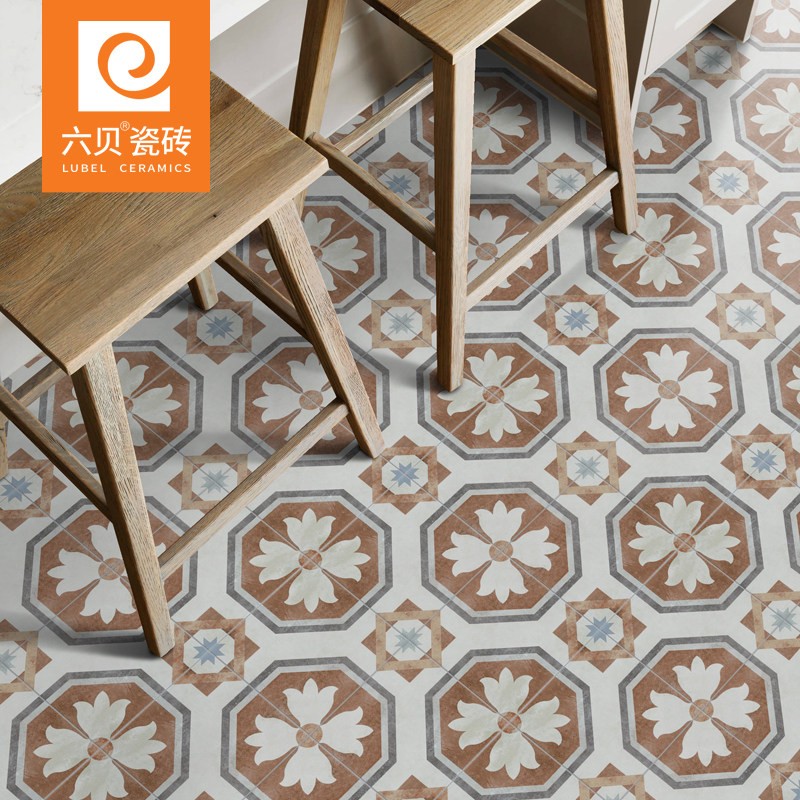 热销花砖 复古_中式复古花砖地砖铺院室外庭院防滑瓷砖卫生间墙砖厕所