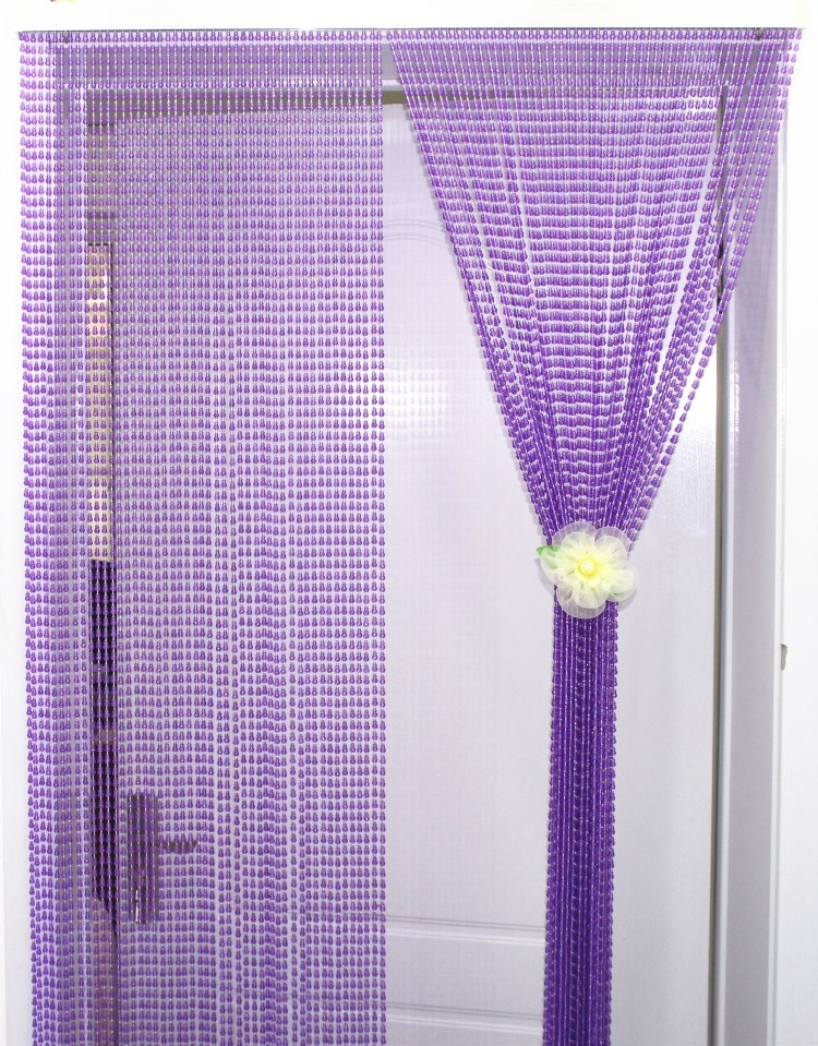 门帘防蚊防蝇通风珠链门帘珠子散装大门口门帘家用门帘夏季串珠