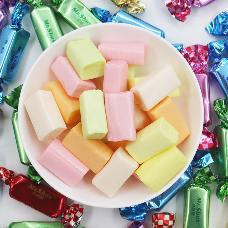 徐福记口嚼糖混合口味糖果批发 散装 包邮软糖糖果吃的休闲食品