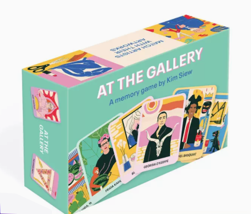 【预售】英文原版 卡牌 At The Gallery 在画廊 Thames & Hudson Kim Siew 25位世界知名艺术家著名作品艺术记忆游戏生活风格书籍