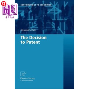 海外直订The Decision to Patent 申请专利的决定