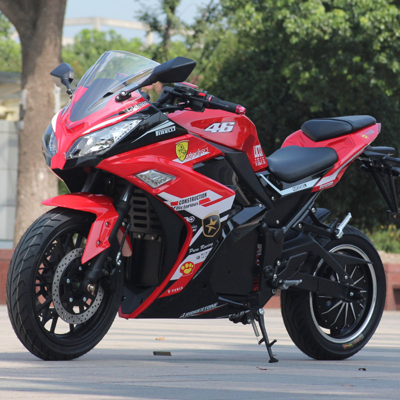 00券后价￥6600全新蛟龙款电动摩托车大跑车成人卡迪大功率电动仿趴赛