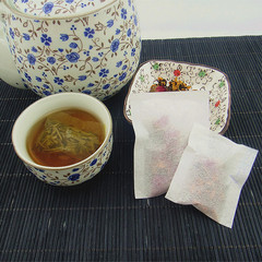 100个6*8cm小号热封茶包袋 茶叶袋 滤纸茶包 泡茶袋 粉末袋