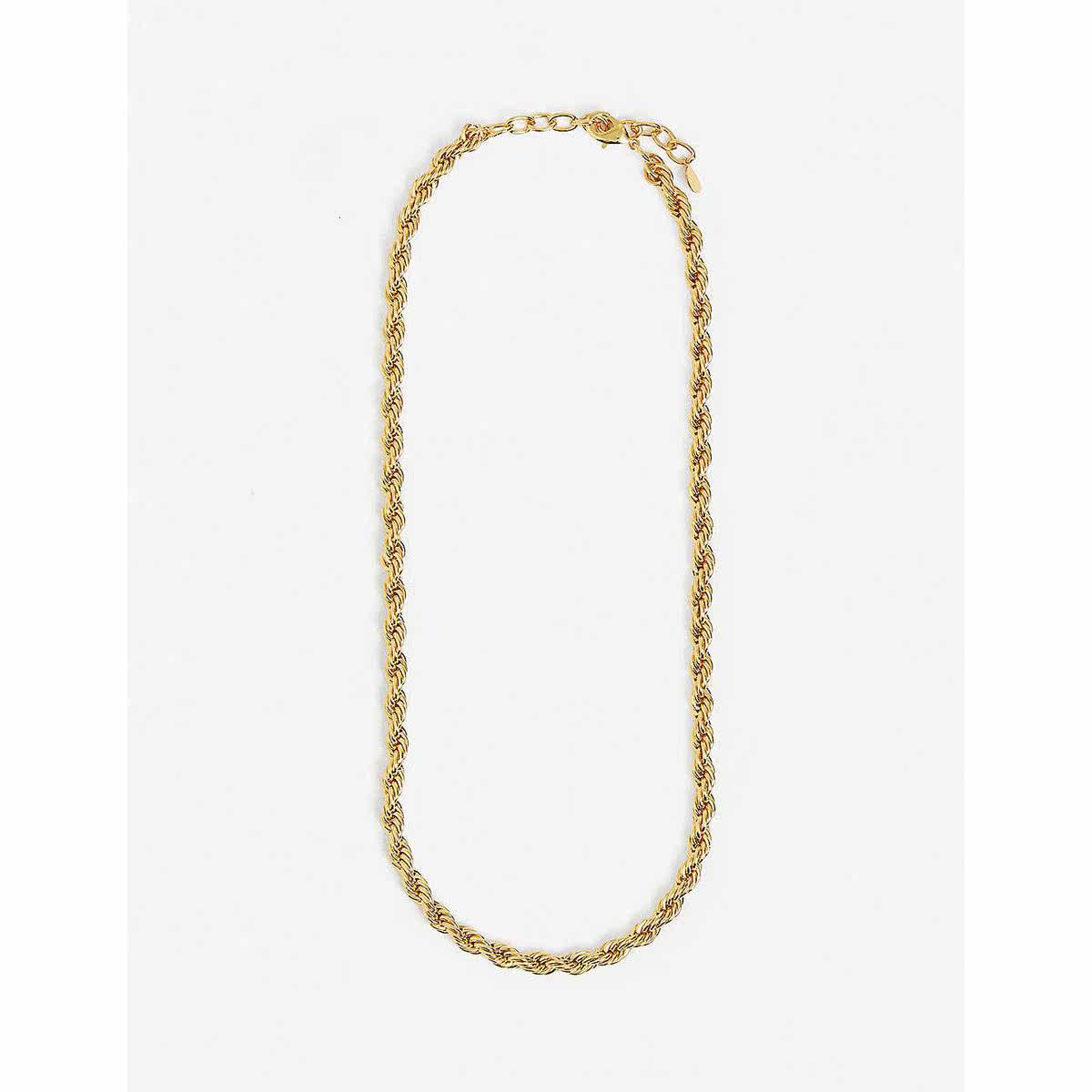 omathelabelcaroline镀18k金项链2022新款春夏女士奢侈品