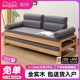 实木折叠沙发床两用小户型多功能伸缩床客厅书房单人床小款懒人