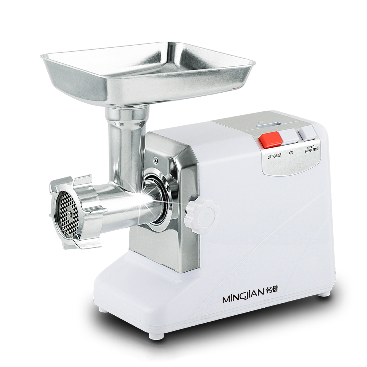 名健商用电动绞肉机 不锈钢多功能电动打肉灌肠绞馅香肠机碎肉机