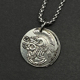 复古人像硬币项链希腊战神阿瑞斯玛尔斯银币波斯总督小众气质吊坠