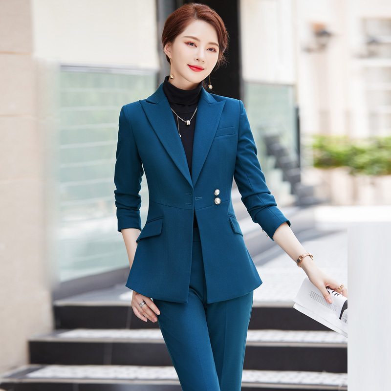 西装套装女春秋女总裁职业气质女神范高级感炸街西服经理时尚正装