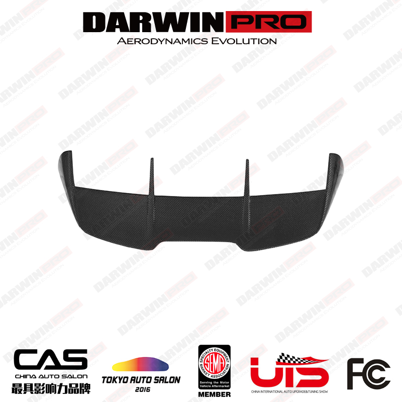 DarwinPRO 奥迪RS4的Black Sails版改装竞技版碳纤维尾翼 顶翼