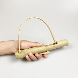 8090怀旧民间传统竹子枪手工竹制儿童弹弓科学竹子做的子弹射玩具