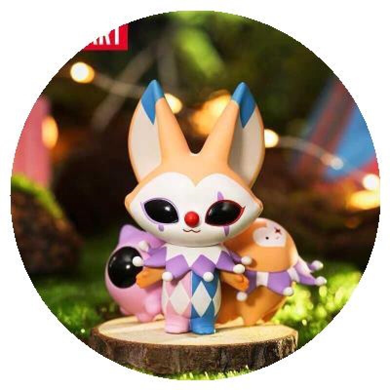 泡泡玛特dimoo午夜马戏团盲盒公仔娃娃潮玩车载桌面潮玩盲盒