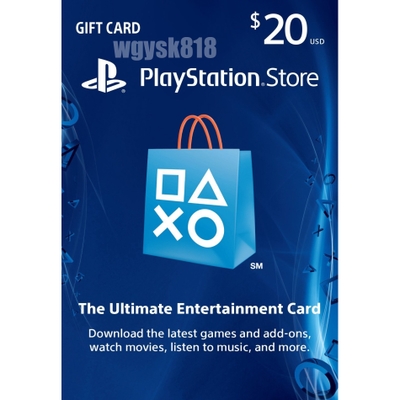PlayStation PSN U.S.A US service US PSN Prepaid Card Card 20 USDin the Video game/Fitting/Game/Raiders , Game software platform, PSN category - from Buy2taobao.com to provide professional Taobao agent buy service