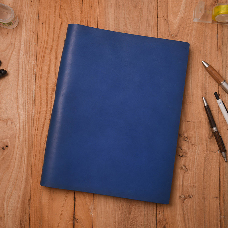 定制牛皮活页本a4b5九孔复古笔记本手工真皮加厚商务记事本手账