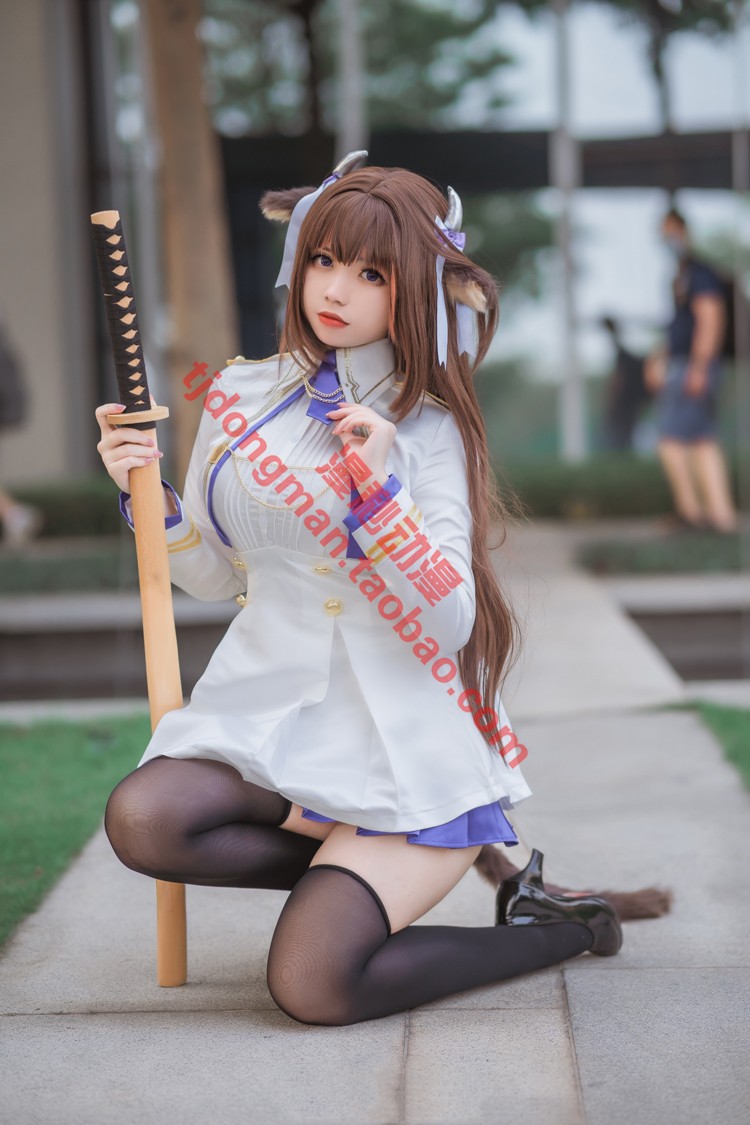 碧蓝航线 樫野牛初始连衣裙cosplay定做承接各种动漫服装假发定制