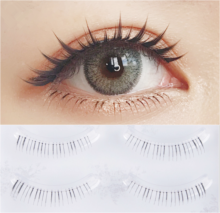 热销包邮下眼睫毛_cos假睫毛下睫毛自然款纤长仿真日系网红女下眼睫毛