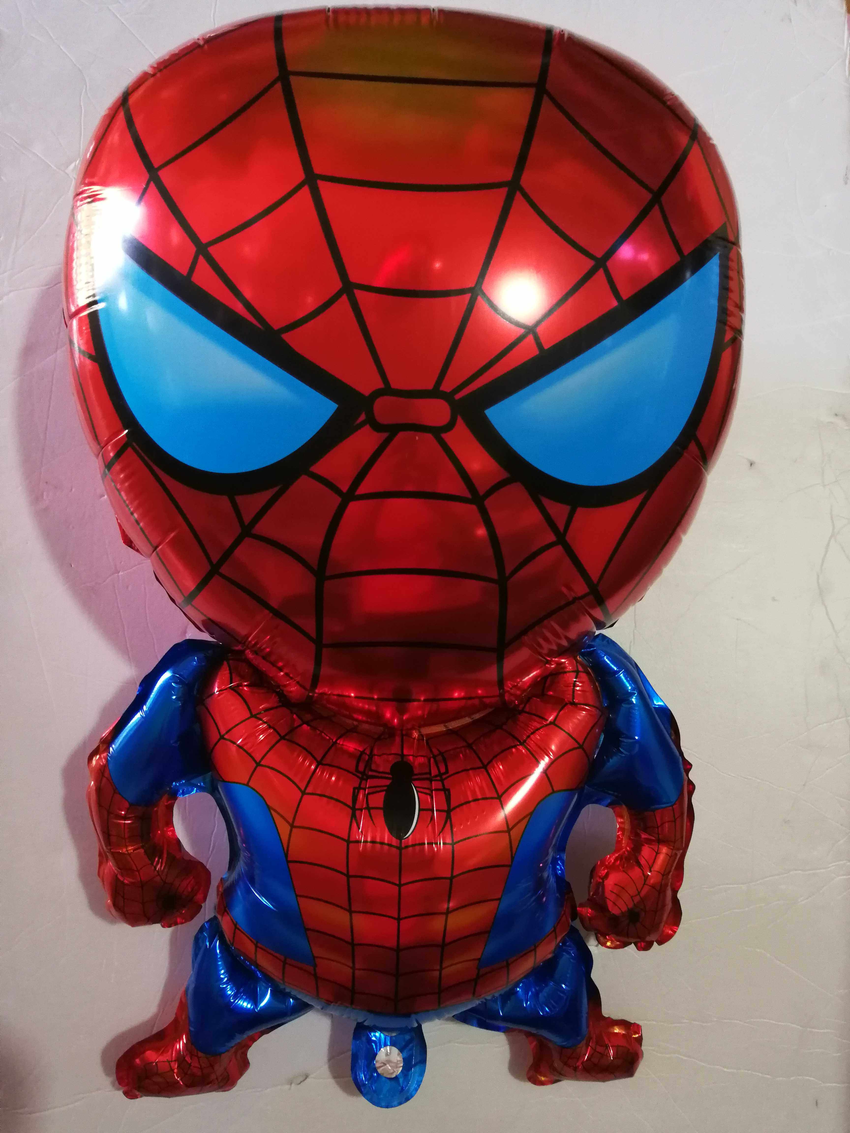 铝蜘蛛侠氦气飘空气球皮不带自封口卡通气球蛛人近期款式