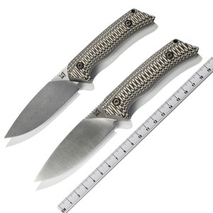 华匠坊喙2户外小直刀 dc53钢g10柄野营野外小刀具求生存工具配k鞘