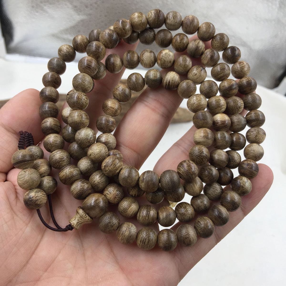 常安香艺 家族做沉香50年的优惠券大全—花香味正宗海南沉香手串6/8mm