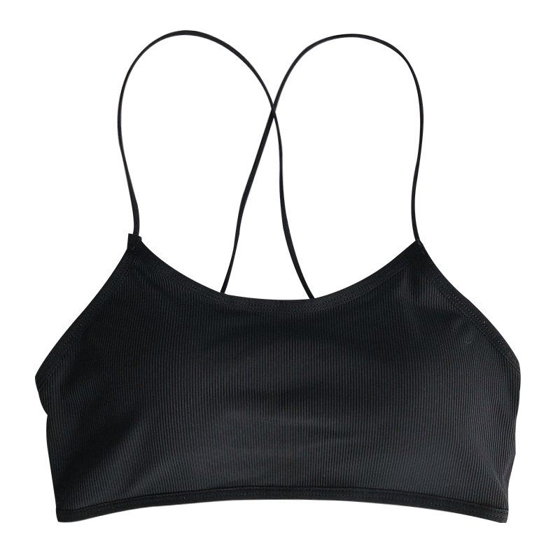 黑色白色围胸女内衣韩版带胸垫防走光美背抹胸吊带内搭打底裹胸夏