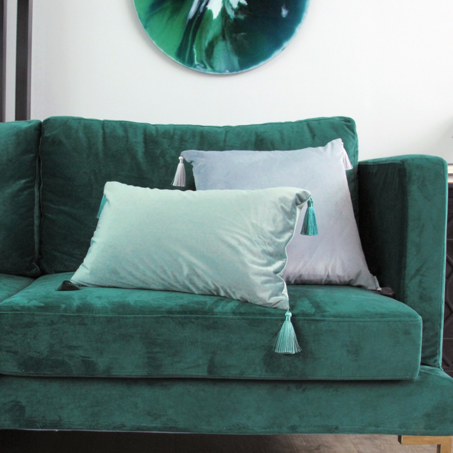 Castle Peak and beautiful place Moss velvet New Chinese style Velvet Playful tassels Pillows design Cushion INS Net Red Lodgein the Home Fabric , Pillow/Pillow category - from Buy2taobao.com to provide professional Taobao agent buy service