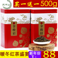 特级金骏眉红茶买一送一500g 武夷山散装金俊眉茶叶礼盒装 东甲山