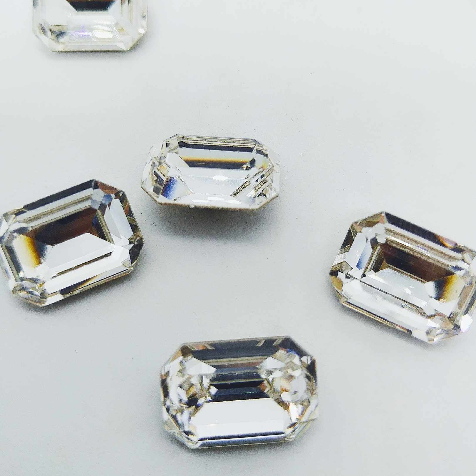 满49包邮奥地利施华洛世奇4600长方形尖底钻奥钻饰品美甲手机钻