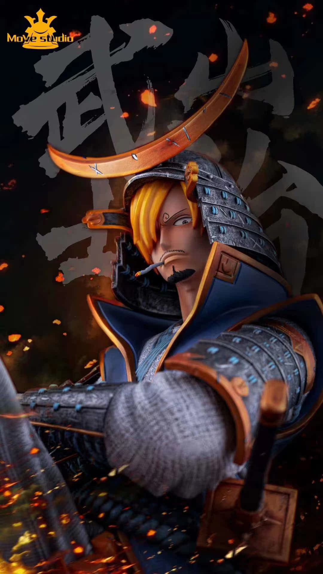 预留魔宅gk幕府海贼王之国武士草帽系列山治手办