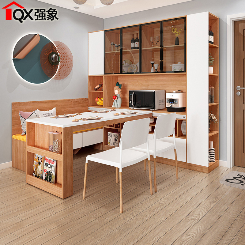 餐桌柜子一体多功能