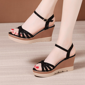 磨砂坡跟鞋女价格