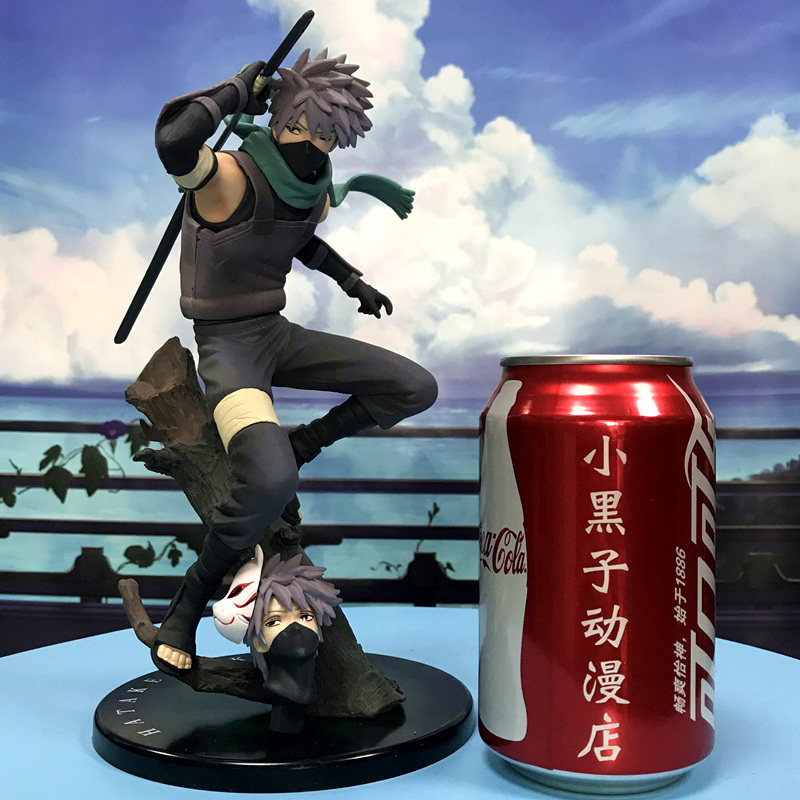 火影忍者手办晓组织宇智波佐助可换头咒印雷切场景摆件模型盒装