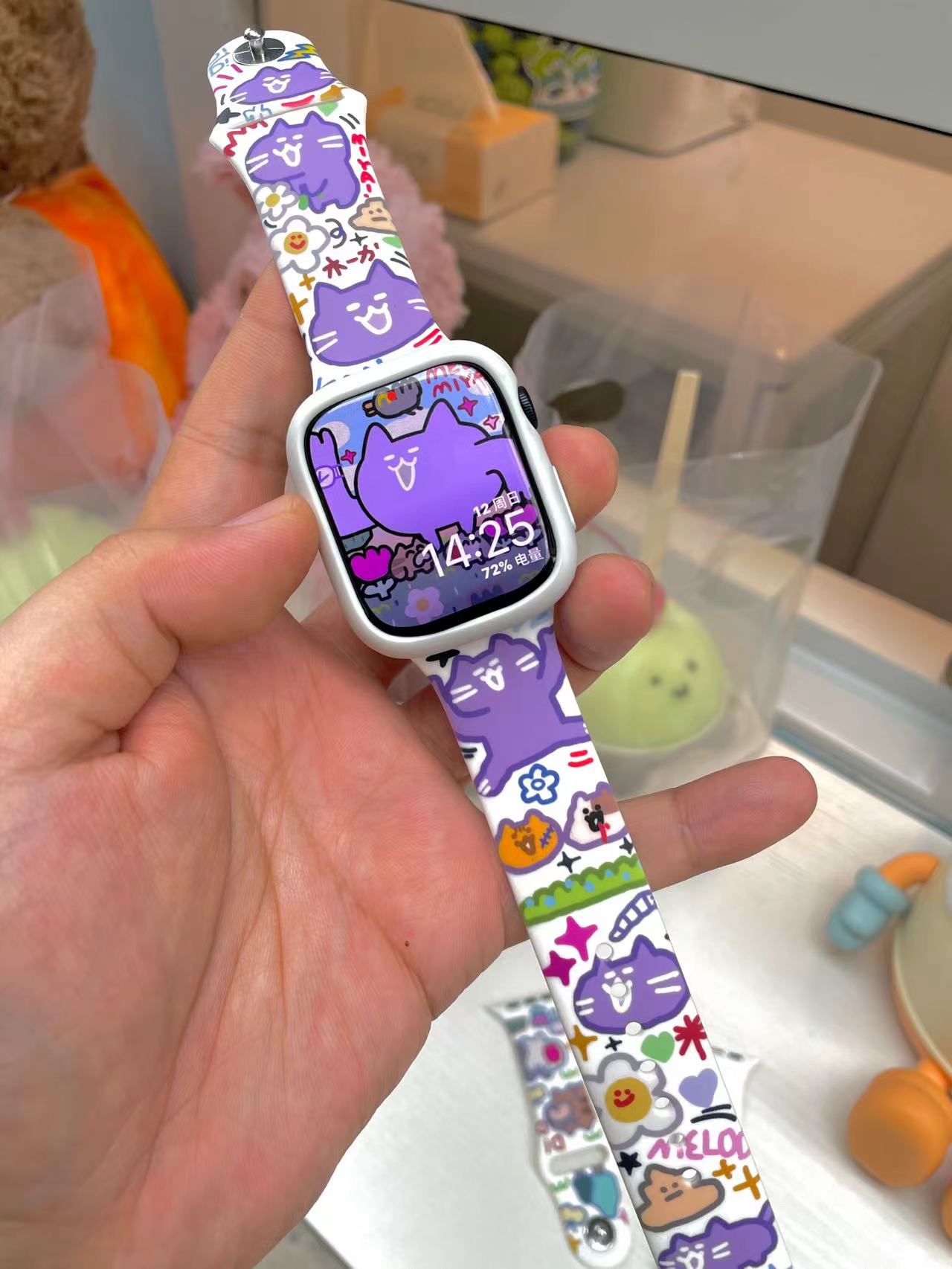 MELODY弥桠 肯恩原创插画可爱猫狗苹果手表表带适用于apple watch