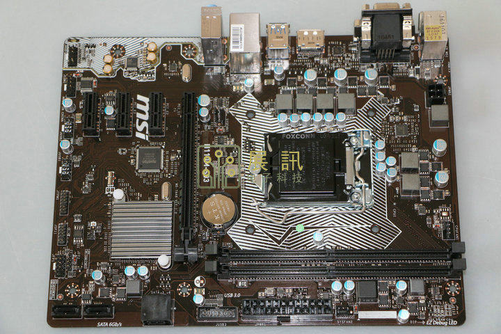 全新msi/微星h110m-s03 1151针游戏主板 h110主板 ddr4