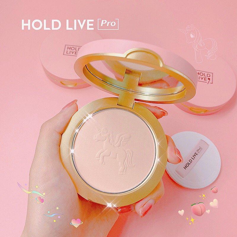 hold live软萌云感粉饼holdlive602夏季控油豆乳润养保湿hodelive